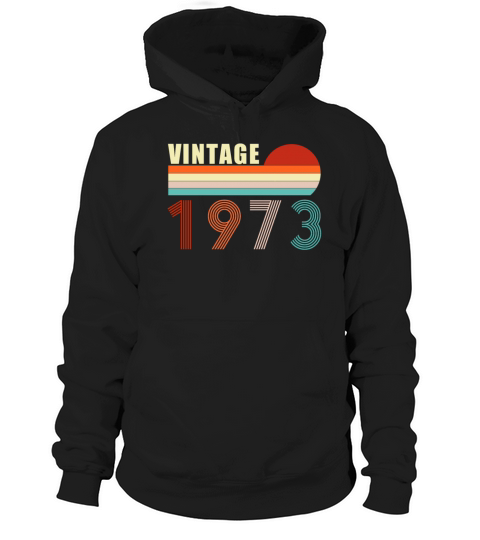 48th Birthday Gift - Vintage 1973 Hoodie Unisex