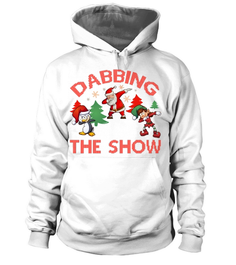 Dabbing Through The Show Christmas Shirt Hoodie Unisex