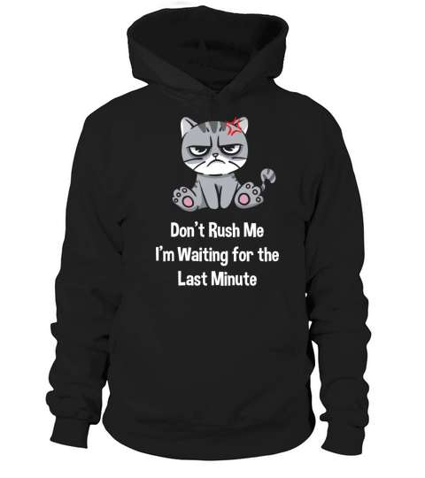 Dont Rush Im Waiting for the Last Minute Funny Sar Hoodie Unisex