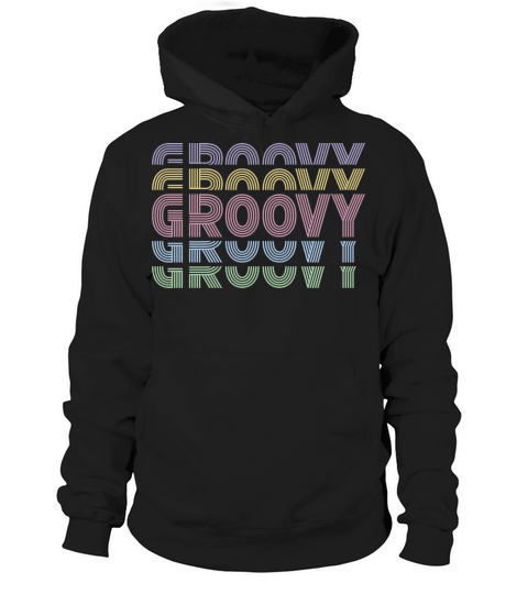 Groovy Retro Fading Hoodie Unisex