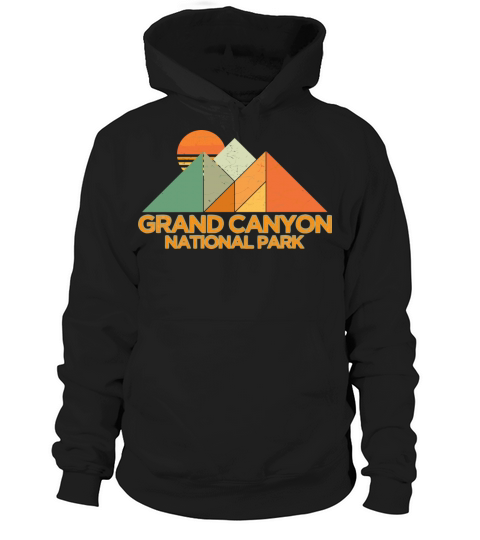 Retro Vintage Grand Canyon National Park T Hoodie Unisex