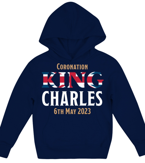 Coronation King Charles III 6th May 2023 Kids Hoodie