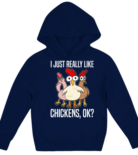 Funny Chickens Chicken Lover Quote Gift Kids Hoodie