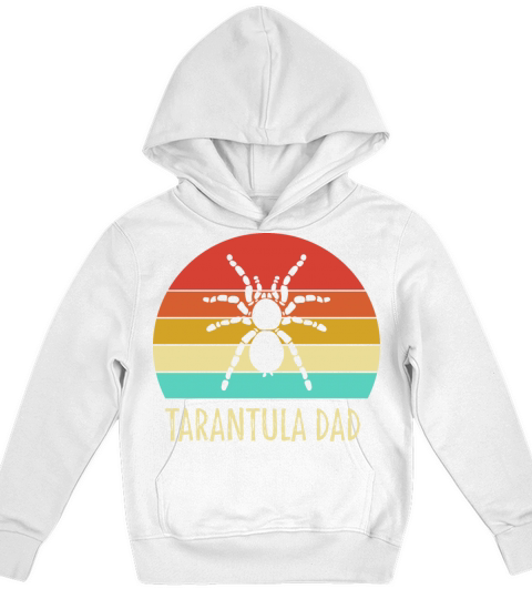 Retro Tarantula Vintage Tarantula Dad Kids Hoodie