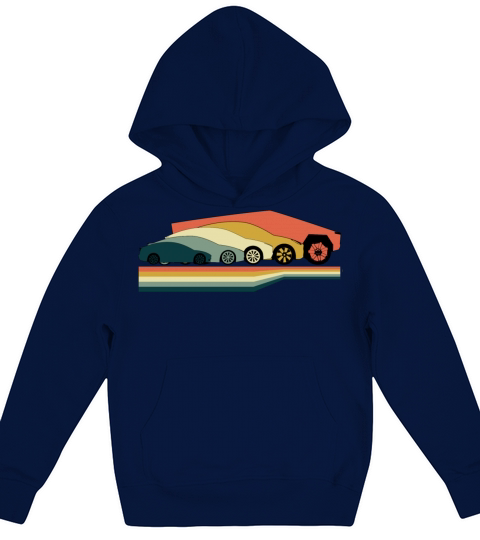 Retro Tesla Kids Hoodie