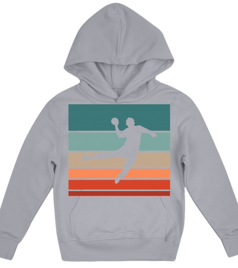 Retro Vintage Handball Costume For Handballers Kids Hoodie