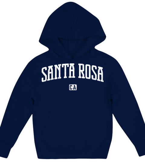 Santa Rosa California Vintage Kids Hoodie