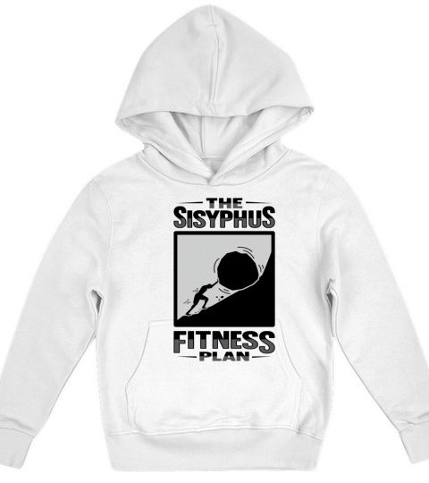 Sisyphus Philosophy Design for a Philosophy Kids Hoodie