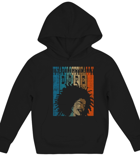 Unapologetically Dope Black History Month African Kids Hoodie