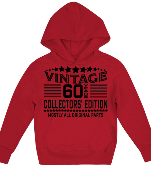 Vintage 60th Birthday Kids Hoodie