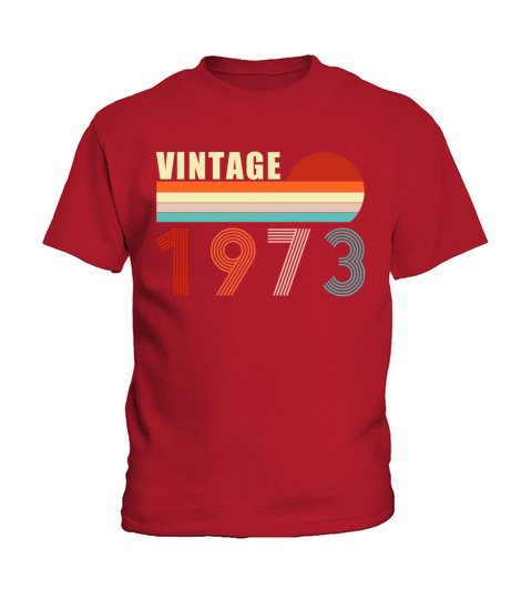 48th Birthday Gift - Vintage 1973 Kids T-Shirt