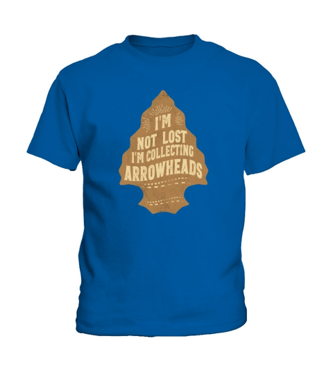 Funny Arrowhead Collecting Vintage Look Gifts Kids T-Shirt