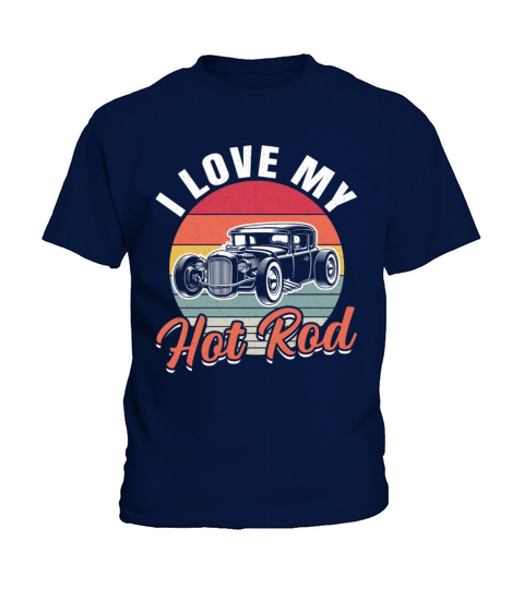 Hot Rod Dad Classic Car Dad Vintage Hotrod Kids T-Shirt