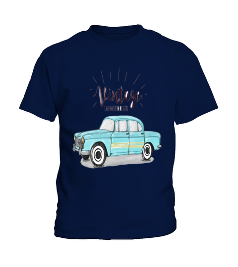 vintage car illustration Kids T-Shirt