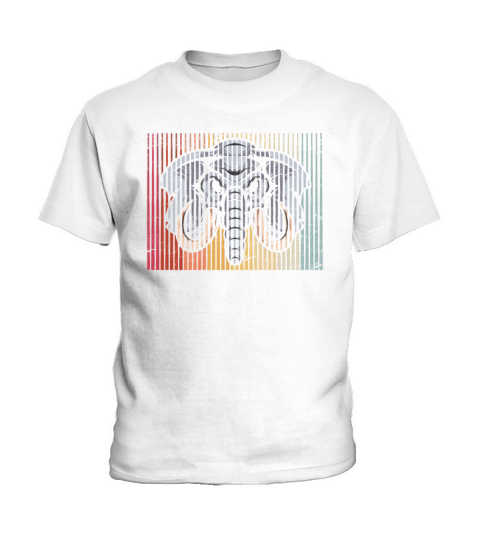 Vintage Elephant Lover Retro Graphic Elephants Kid Kids T-Shirt