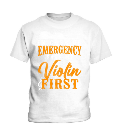 Violin Violinist Vintage In Case Kids T-Shirt