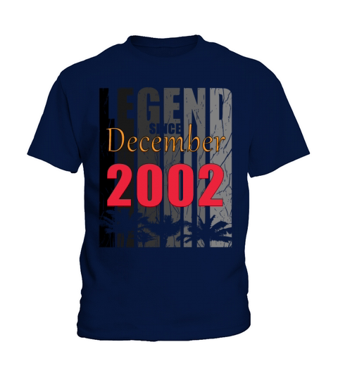 Year of construction 2002 December born gift idea Kids T-Shirt