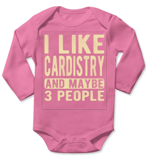 Cardistry Saying Long Sleeve Baby One-Piece