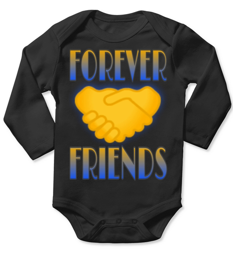 Forever friends19 Long Sleeve Baby One-Piece