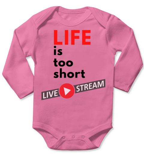Live Stream Long Sleeve Baby One-Piece