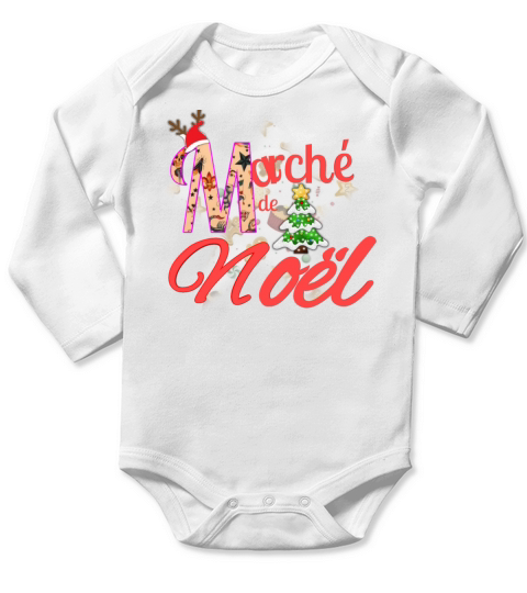 march de vnoel Long Sleeve Baby One-Piece