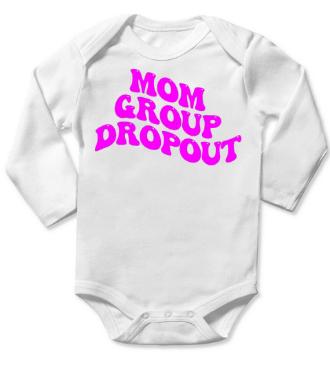 Mom Group Dropout Long Sleeve Baby One-Piece