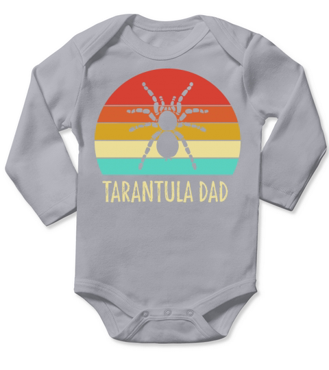 Retro Tarantula Vintage Tarantula Dad Long Sleeve Baby One-Piece