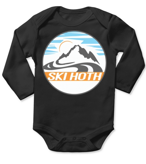 Ski Hoth Long Sleeve Baby One-Piece
