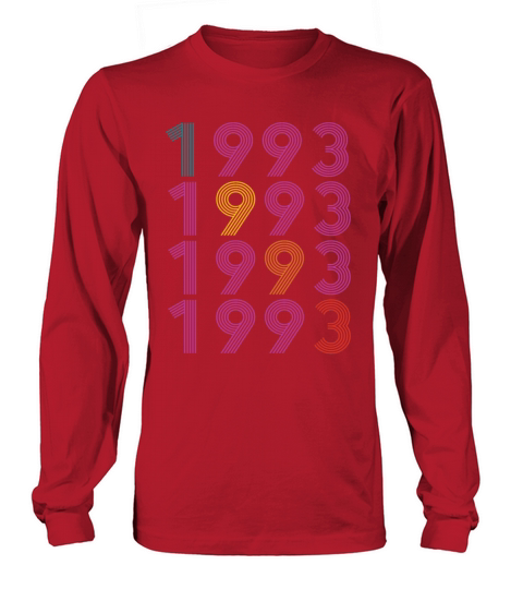 30th birthday vintage 1993 retro vintage style Long sleeved Unisex