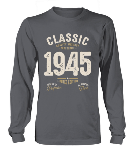 Classic 1945 - 77th Birthday Retro Vintage Long sleeved Unisex
