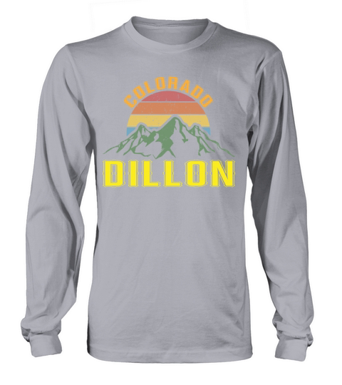 Colorado Dillon Vintage Mountains Hiking Wildlife Long sleeved Unisex