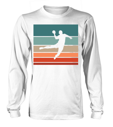Retro Vintage Handball Costume For Handballers Long sleeved Unisex