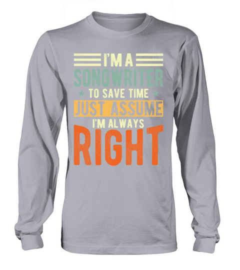 Songwriter Long sleeved Unisex