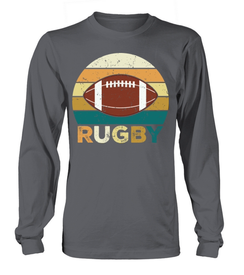 Vintage Retro Rugby Player And Coach Long sleeved Unisex