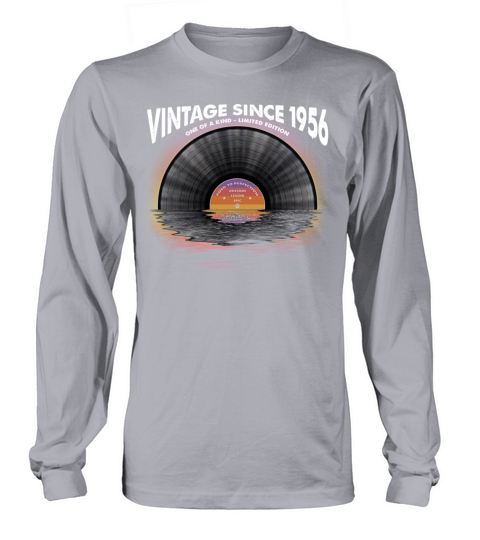 Vintage since 1956 Retro Disco Music Vintage Long sleeved Unisex