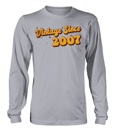 Vintage since 2007 16 Years Old - Groovy 16th Long sleeved Unisex