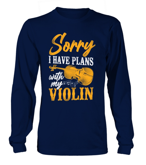 Violin Violinist Vintage Sorry I Long sleeved Unisex