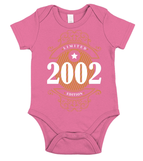 2002 Limited Edition Birthday Short Sleeve Baby One-Piece