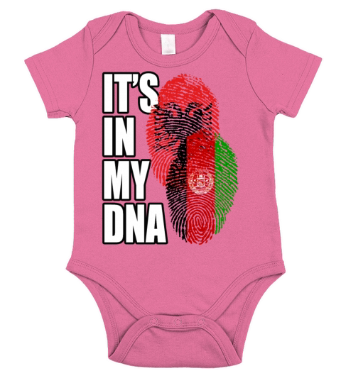 Albanian And Afghanistan Mix Heritage DNA Flag Short Sleeve Baby One-Piece