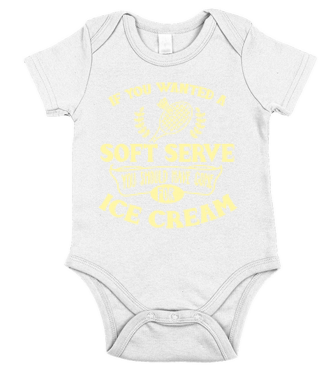 Badminton Shirt Joke Soft Serve Quote Badminton Pl Short Sleeve Baby One-Piece