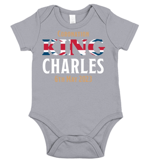 Coronation King Charles III 6th May 2023 Short Sleeve Baby One-Piece