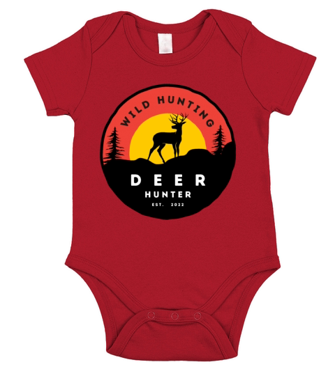 Deer Hunter - Wild Hunting Short Sleeve Baby One-Piece
