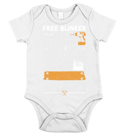 Free Blinker Fluid - Handyman Short Sleeve Baby One-Piece