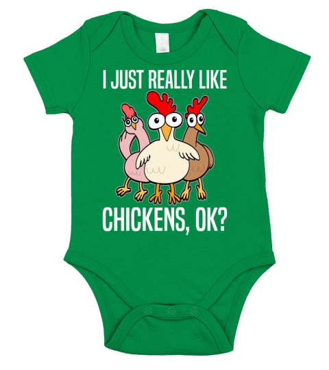 Funny Chickens Chicken Lover Quote Gift Short Sleeve Baby One-Piece