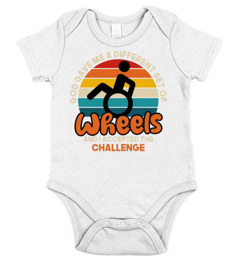 God Gave Me Different Set Of Wheels And I Accepted Short Sleeve Baby One-Piece