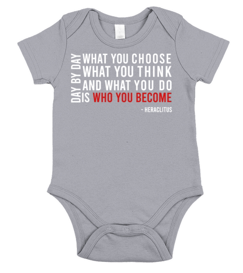 Greek Philosopher Heraclitus Motivational Empoweri Short Sleeve Baby One-Piece