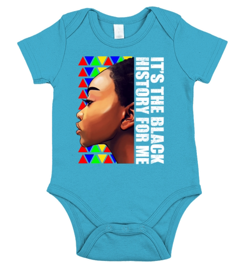 Its Black History for Me Black Melanin Women Short Sleeve Baby One-Piece