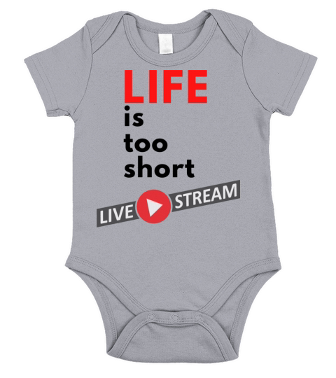 Live Stream Short Sleeve Baby One-Piece