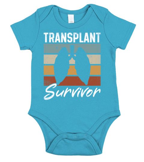 Lungs Collapse Donor Lung Surviving Vintage Short Sleeve Baby One-Piece