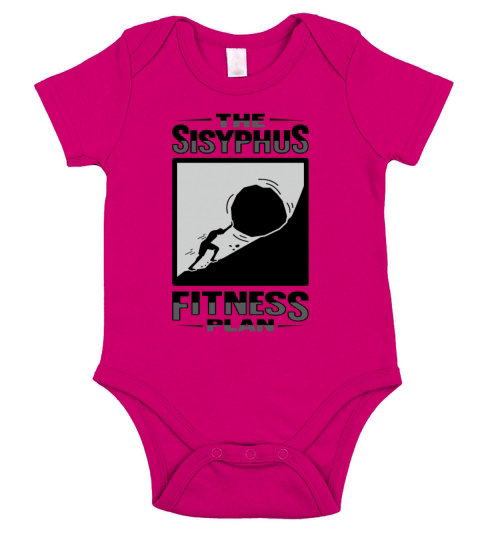 Sisyphus Philosophy Design for a Philosophy Short Sleeve Baby One-Piece